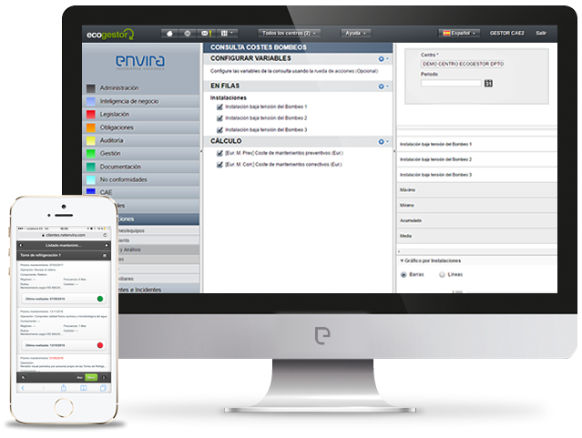 screenshot of EcoGestor GMAO